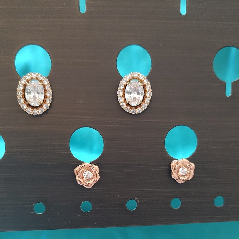 Gold Statement Earrings with Intricate Design
